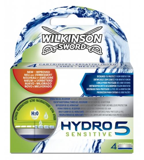 Wilkinson Sword 70000250 Mens Hydro 5 Sensitive 4 Blades